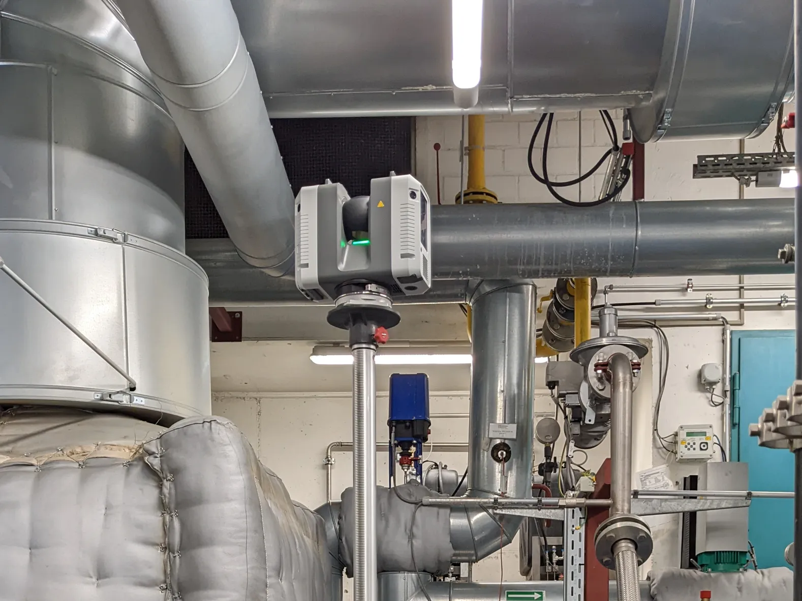 3D Laserscanning von Gebäudetechnik