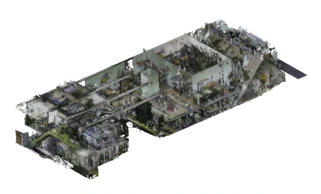 Punktewolke-Laserscan-Museum