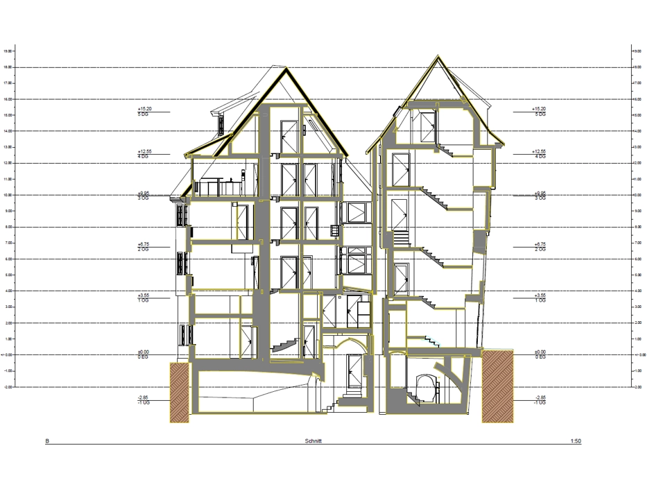 Zeichnung 2 Laserscannen Denkmal