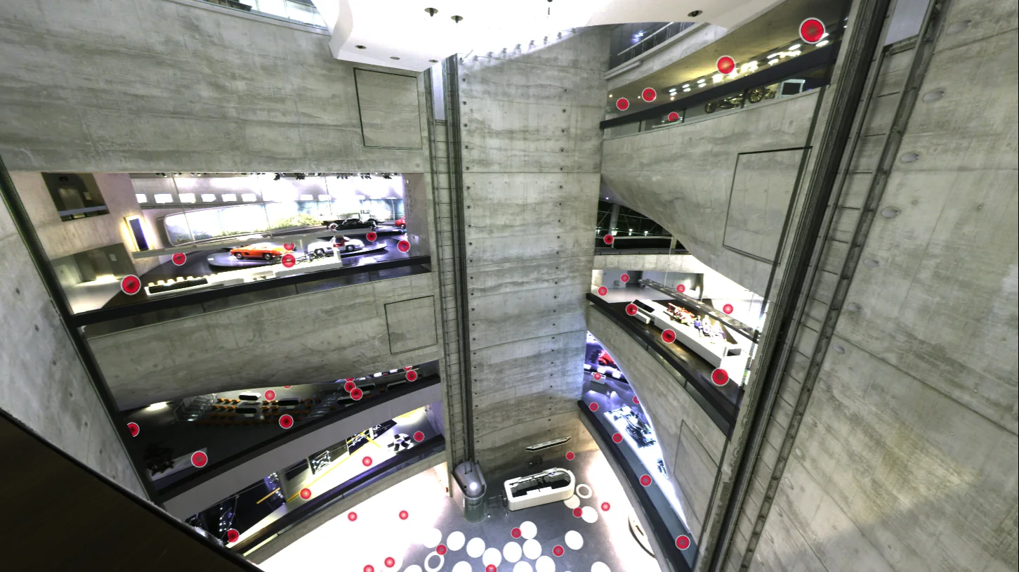 Laserscan Stuttgart Planung der Scanorte