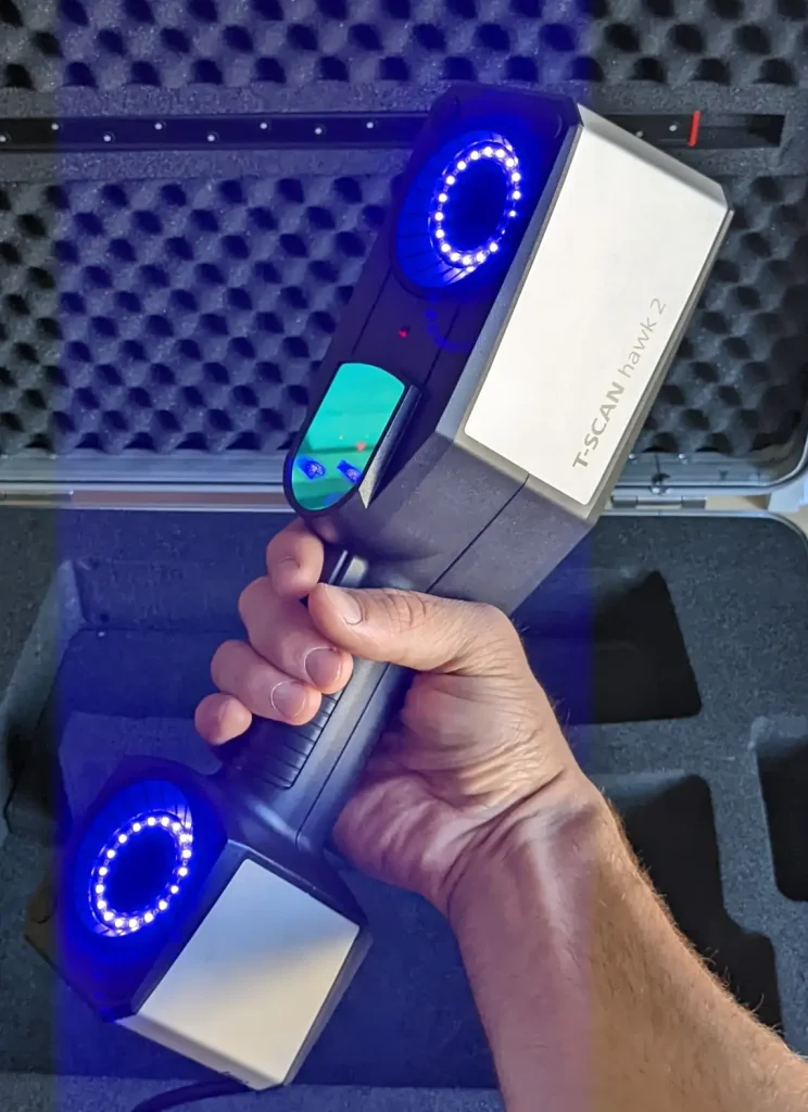 3D Bauteilvermessung mit Zeiss T scan Hawk II