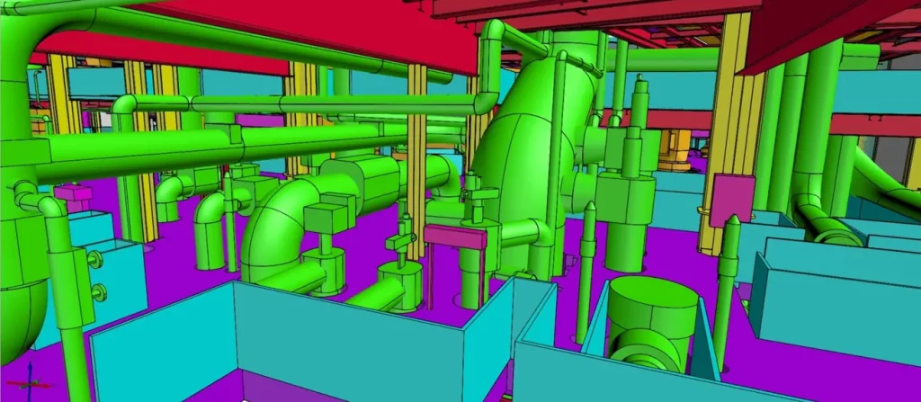 3D Laserscan CAD Modell Kraftwerk