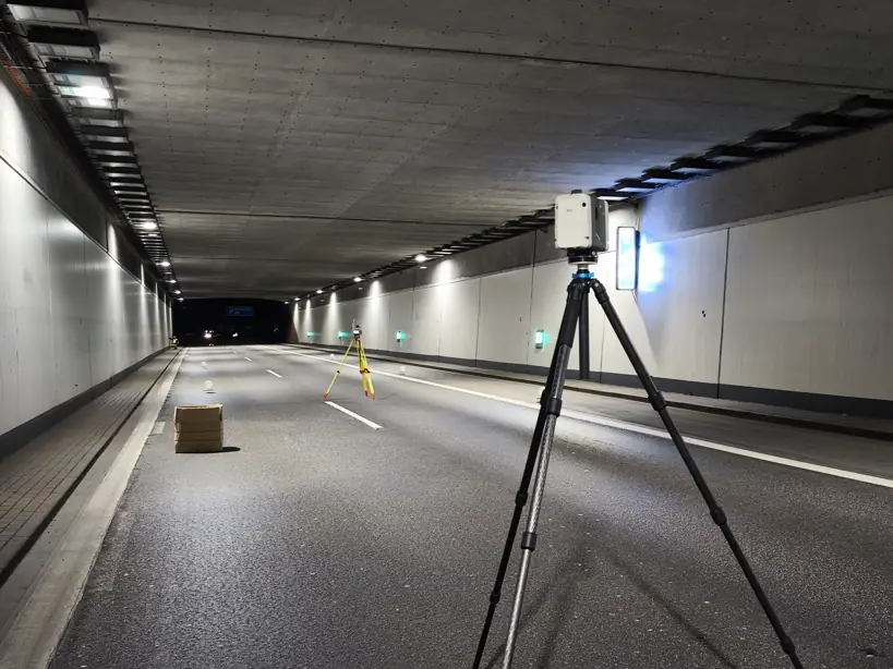 3D Laserscanning Hamburg Eidelstedt Tunnel 2