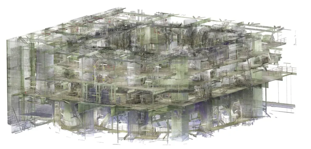 3D Laserscannning Dresden Punktwolke Industrie