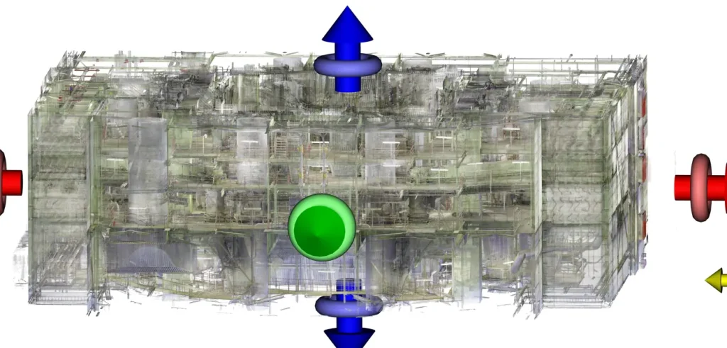3D Laserscannning Leipzig Punktwolke Industrie
