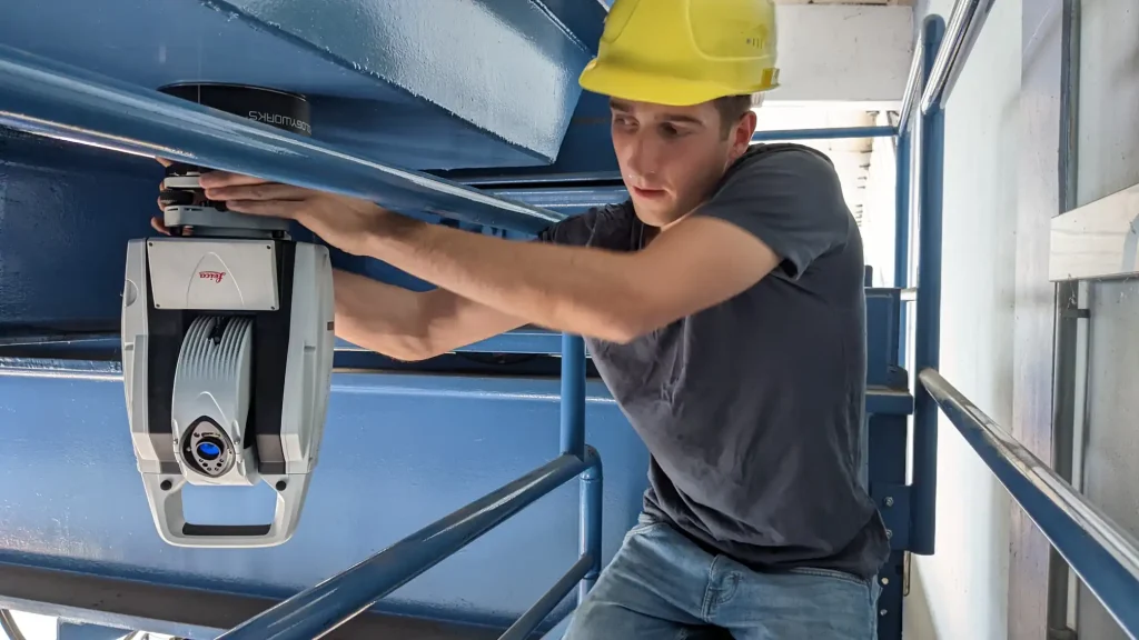3D Vermessung Krananlage mit Lasertracker
