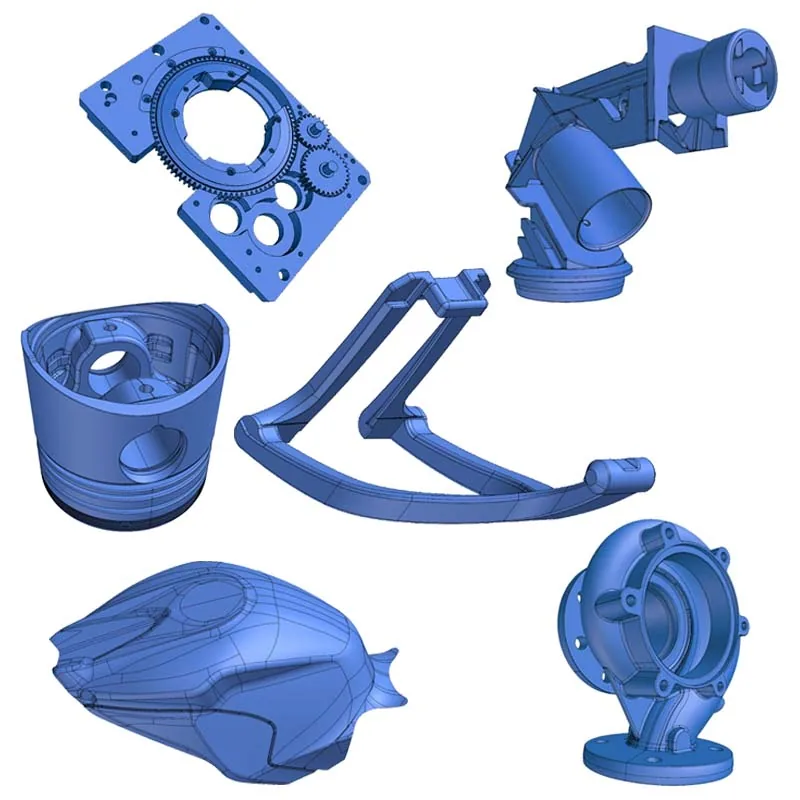 Bauteilvermessung durch 3D Scannen CAD Daten