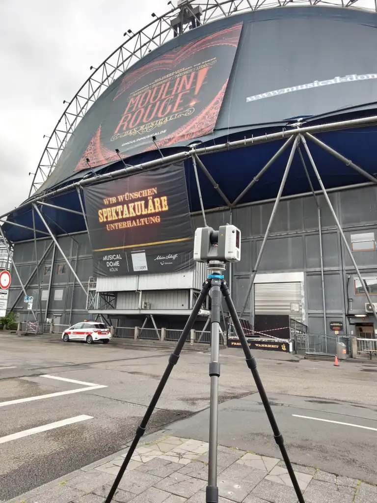 Laserscanning musical dome Koeln