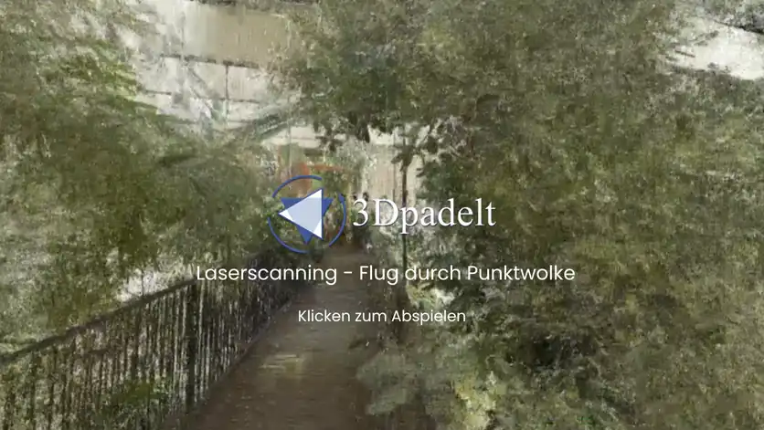 3D Padelt Laserscanning-Videoladebild