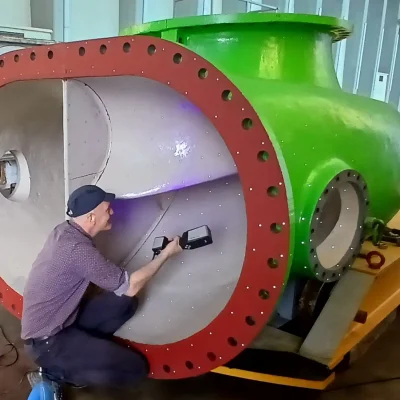 Bauteilvermessung vom Verteiler
